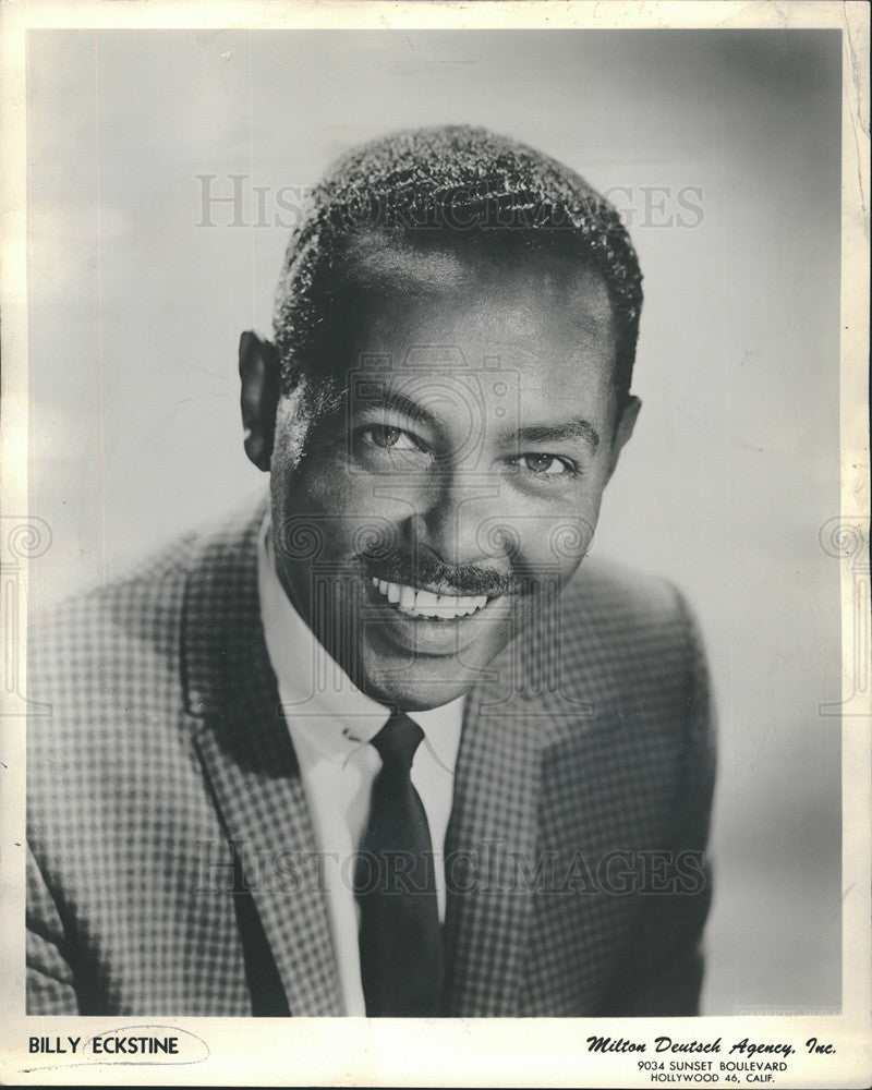 1967 Press Photo Billy Eckstine Singer - Historic Images