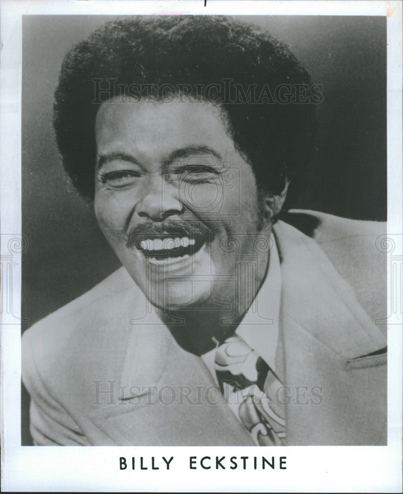 1981 Press Photo Singer, Billy Eckstine - Historic Images