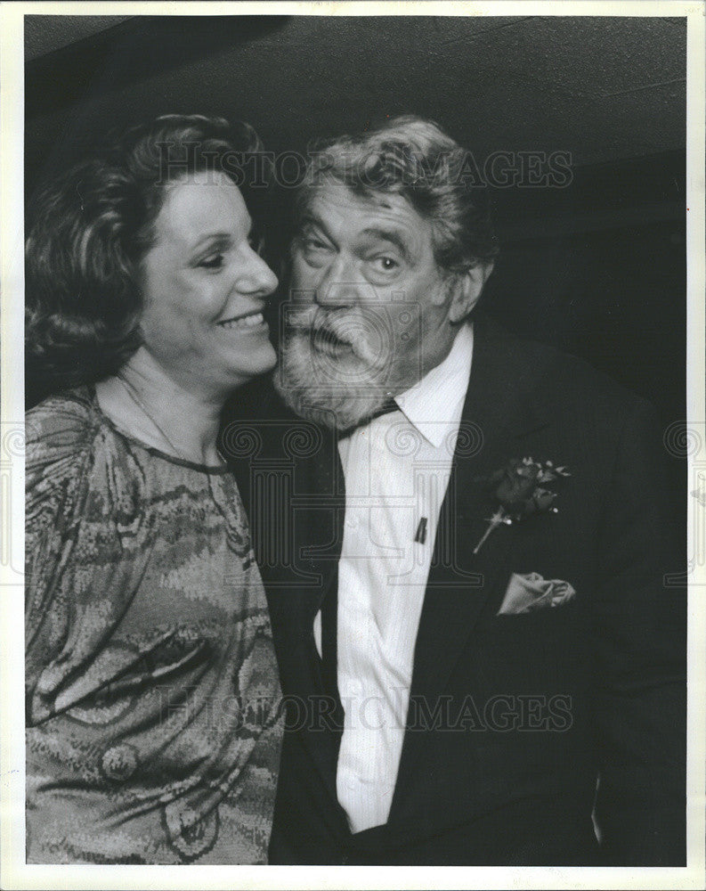 1984 Press Photo Eileen Gold &amp; Julius Echales at Celestial Ball - Historic Images