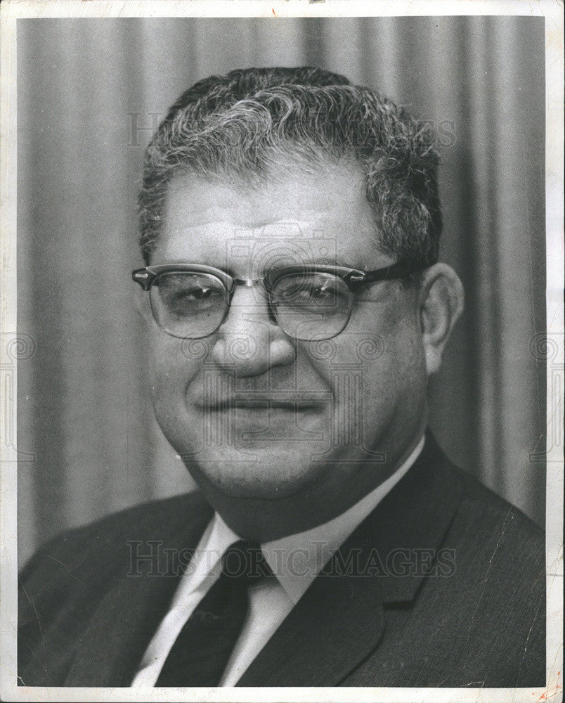 1972 Press Photo James P. Economos, Former Director of American Bar Association - Historic Images