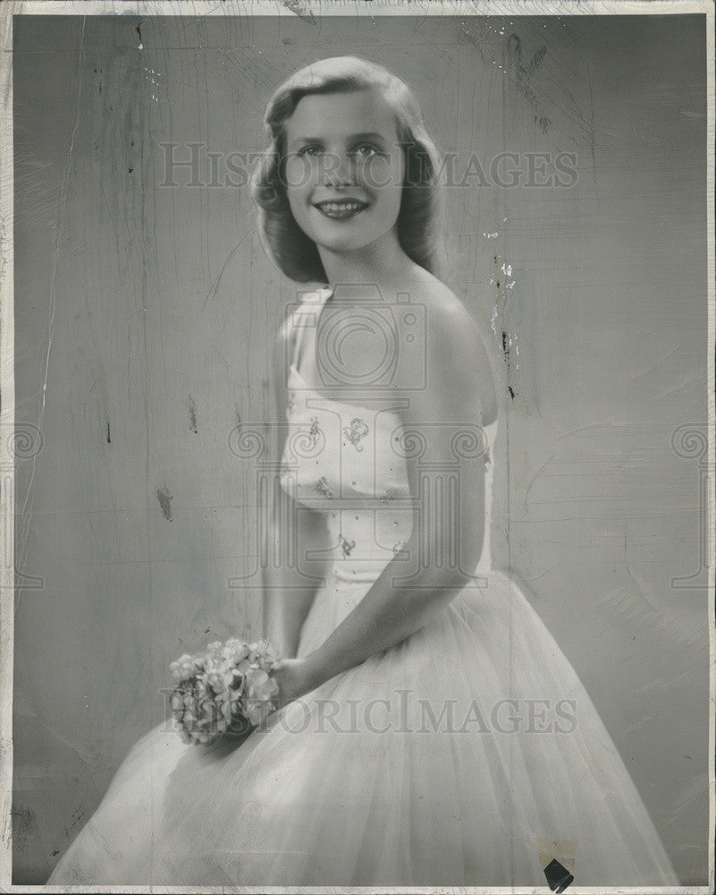 1952 Press Photo Evelyn Coogan to Wed Hugh Conrad Michels - Historic Images