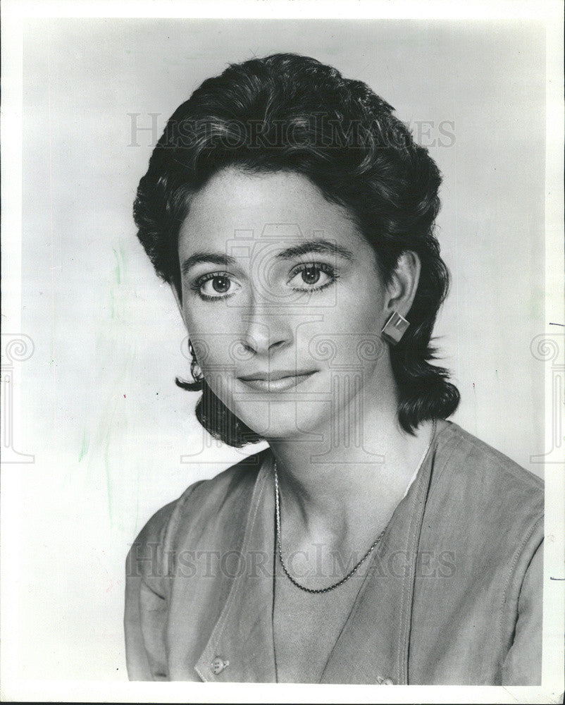 1984 Press Photo CBS Correspondent Jane Wallace - Historic Images