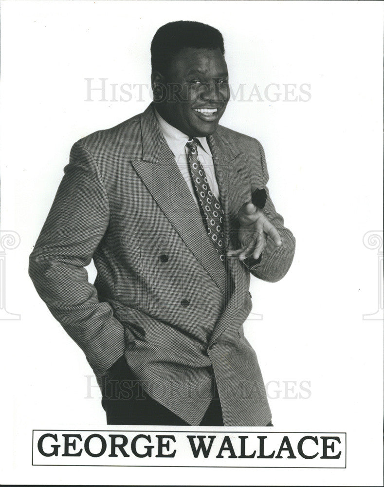 1995 Press Photo George Wallace, Comedian of the year at the American Comedy Awa - Historic Images