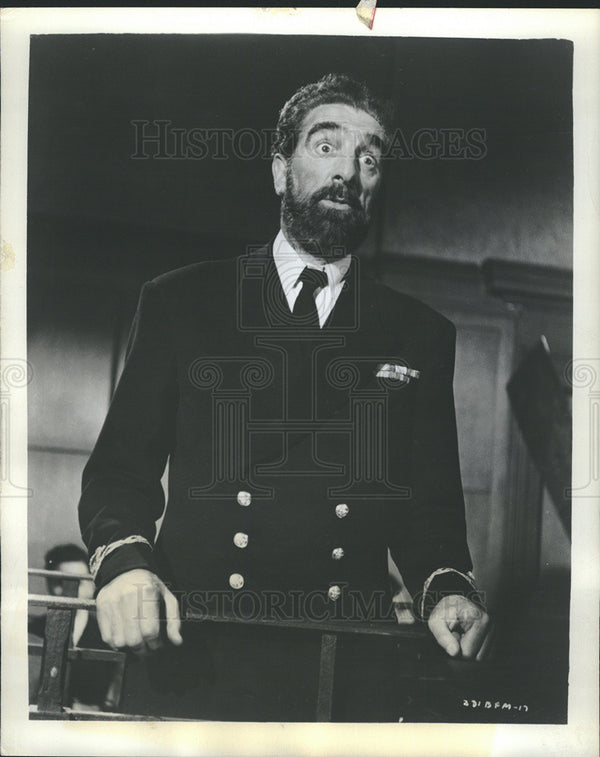 1952 Press Photo Island Rescue Film Actor Noel Purcell Surprised Eyes ...