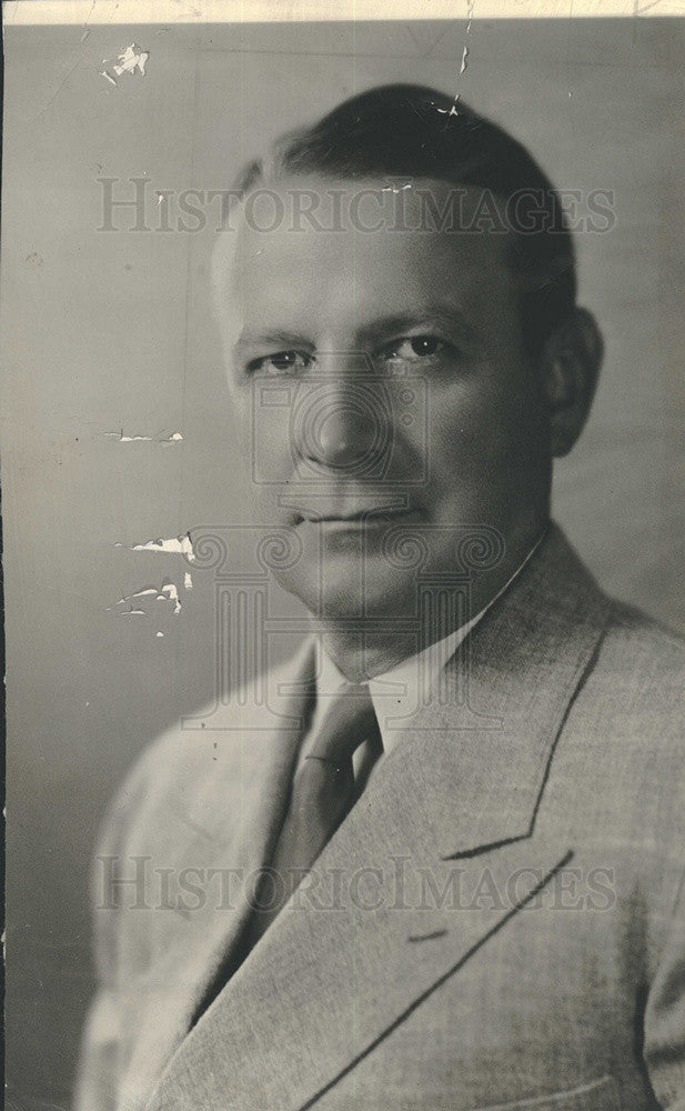 1936 Press Photo Vincent Morgan Miles, Chairman of Social Security Board - Historic Images