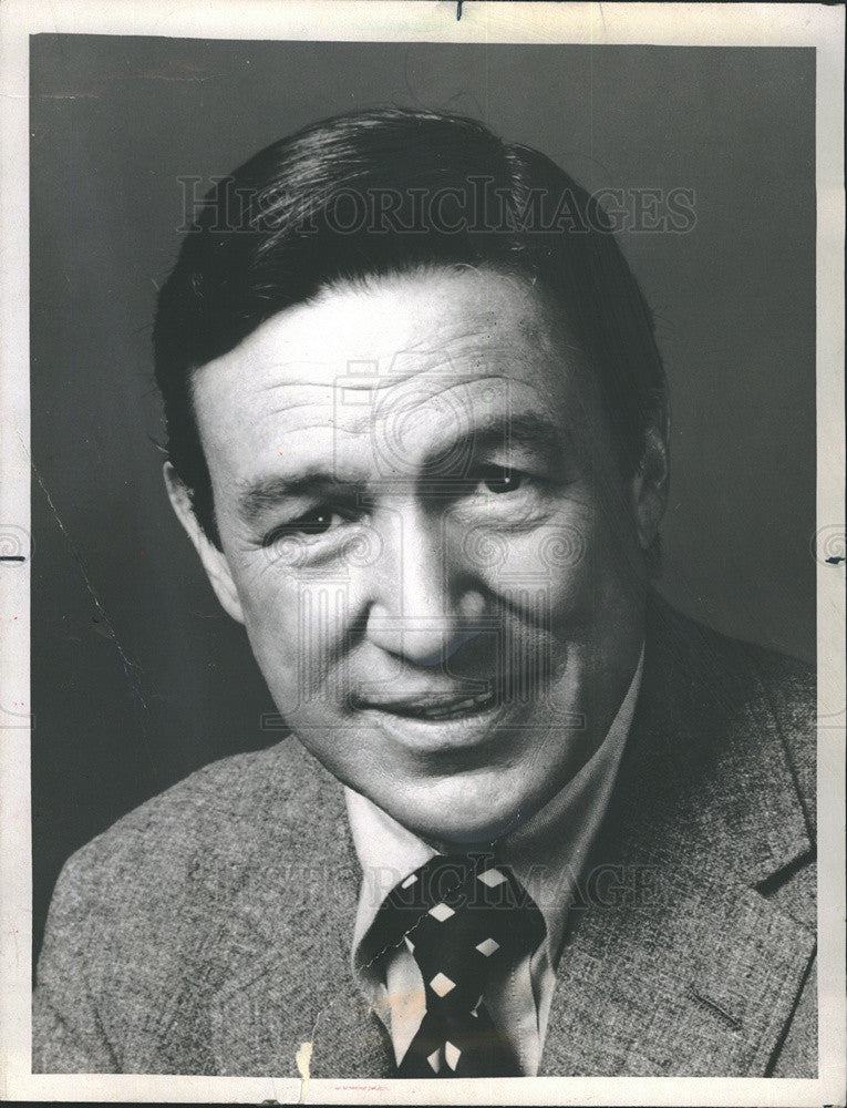 1982 Press Photo TV Anchor Mike Wallace - Historic Images