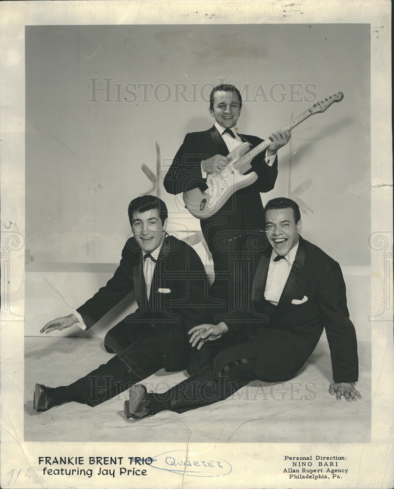 1959 Press Photo of &quot; Frankie Brant Trio&quot;. - Historic Images