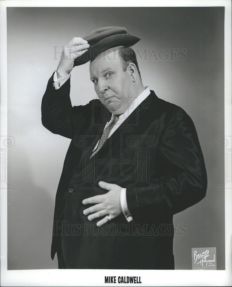 1966 Press Photo Comedian Mike Caldwell - Historic Images