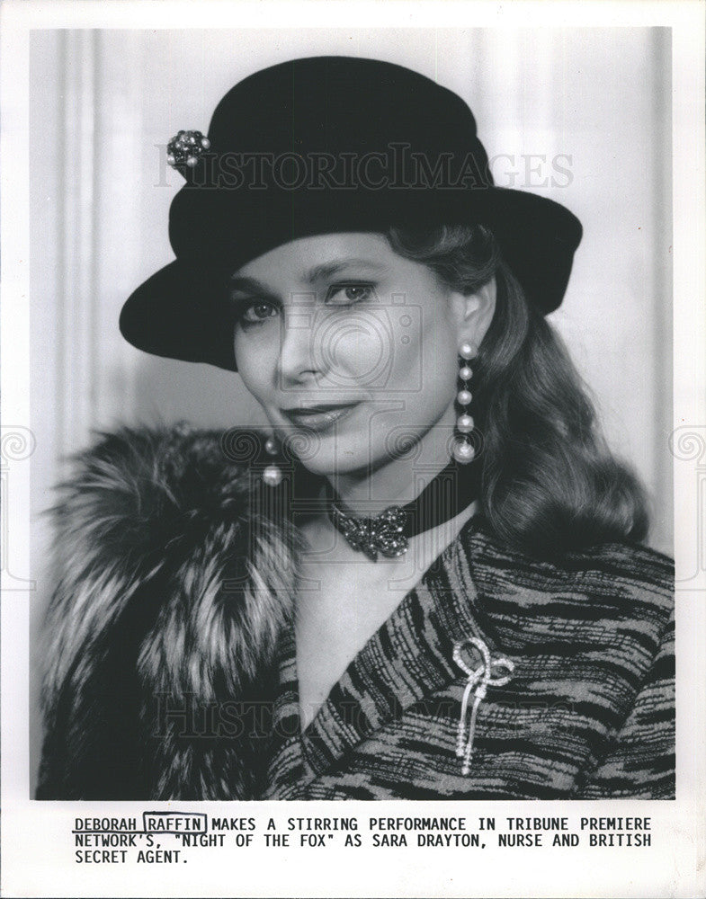 Press Photo Night Of The Fox Series Actress Deborah Raffin Character P ...