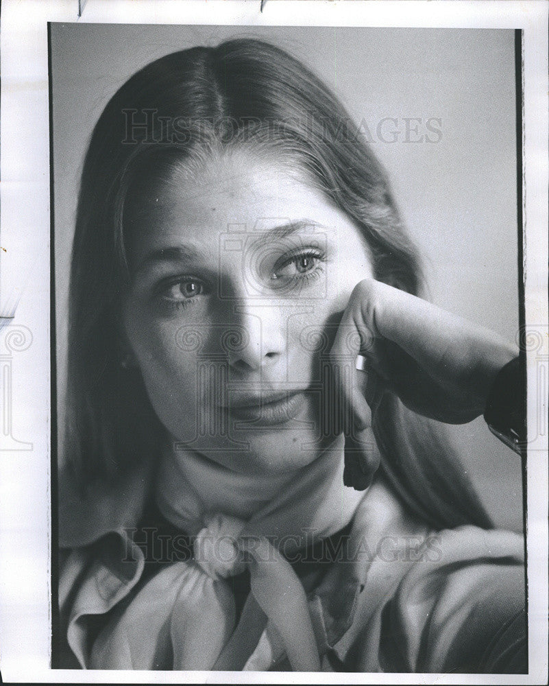 1975 Press Photo Once Is Not Enough Film Actress Deborah Raffin Interview  Candid