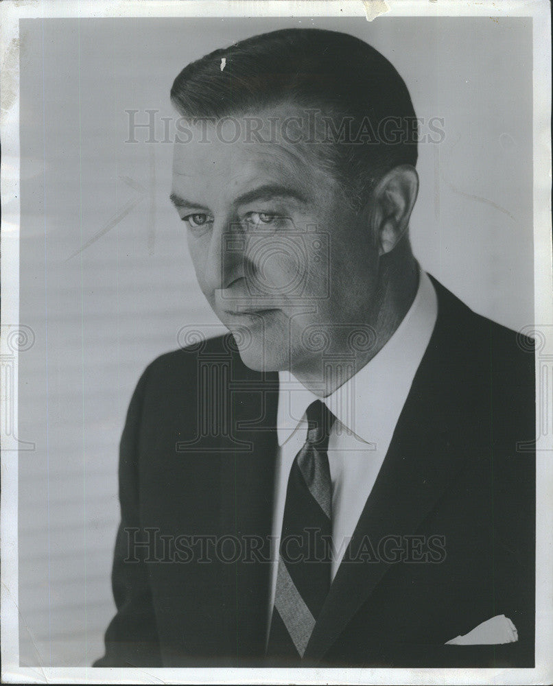 1964 Press Photo My Fair Lady Musical Actor Ray Milland Portrait - Historic Images