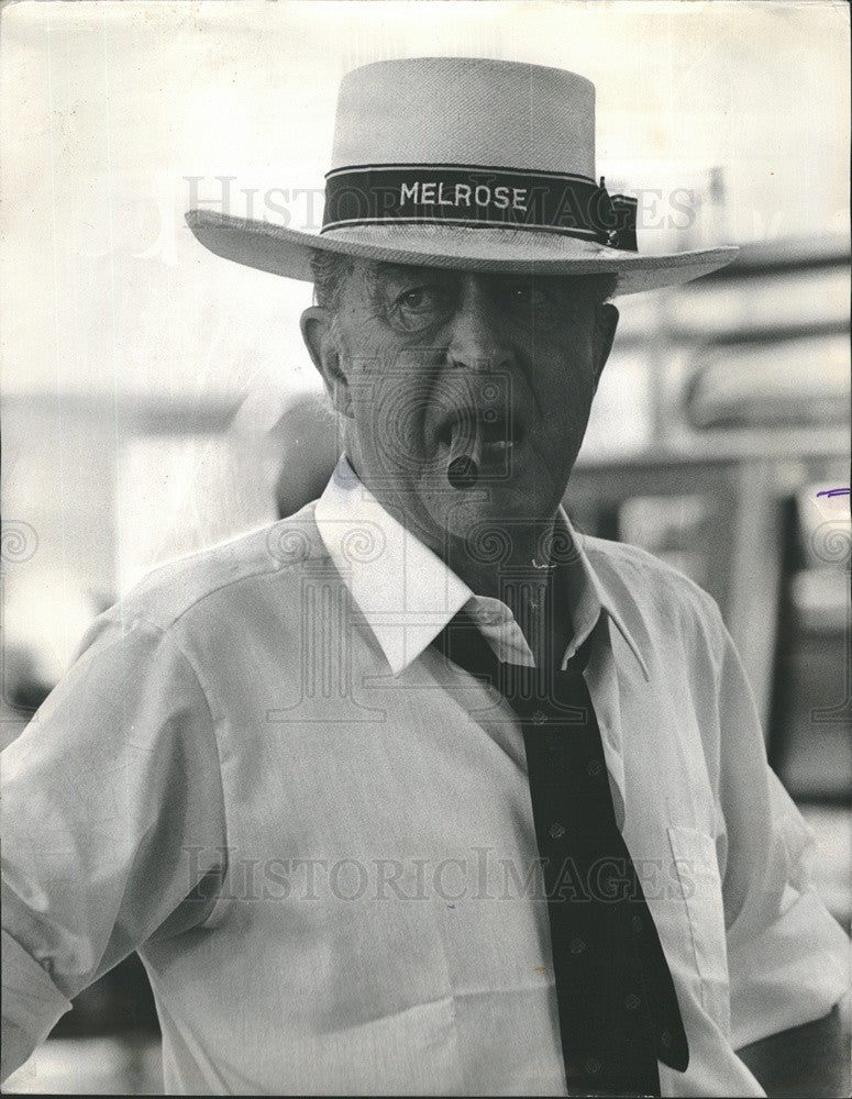 1974 Press Photo Gold Film Actor Ray Milland Character Portrait - Historic Images