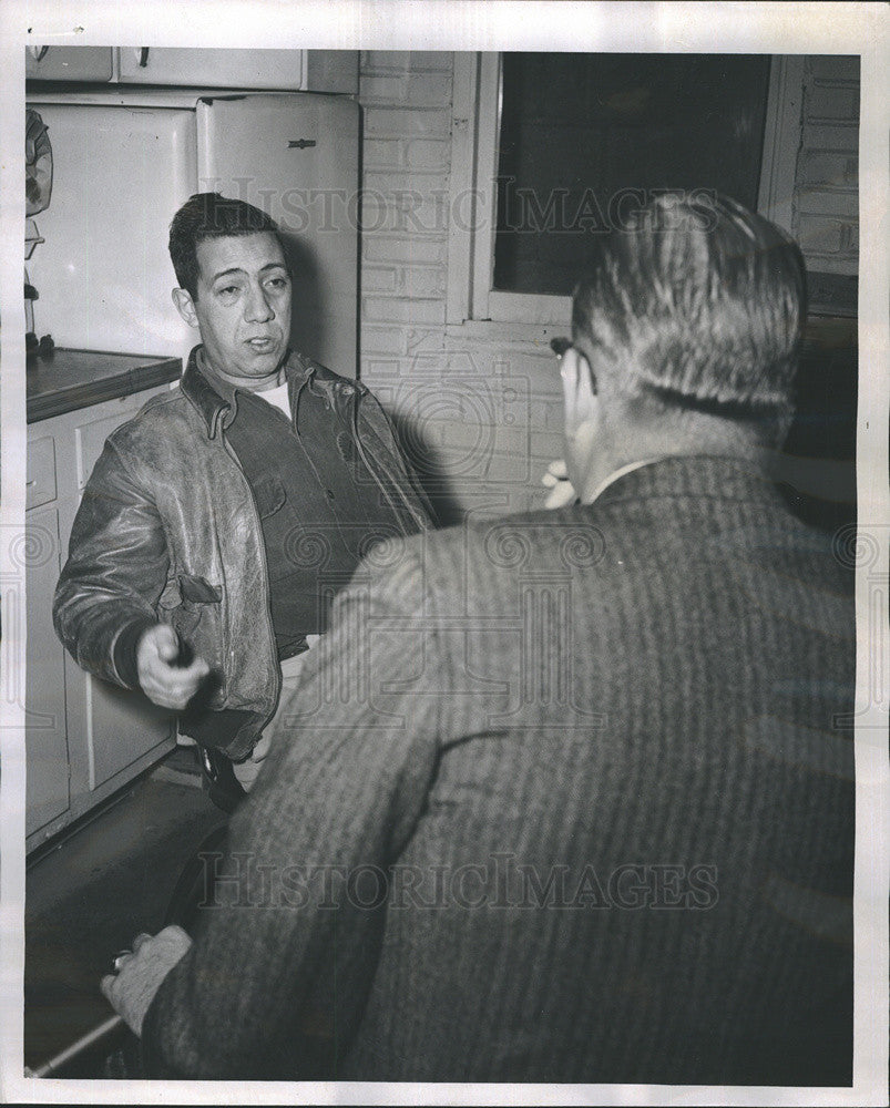 1957 Press Photo Michael Ridolph, father of missing girl - Historic Images