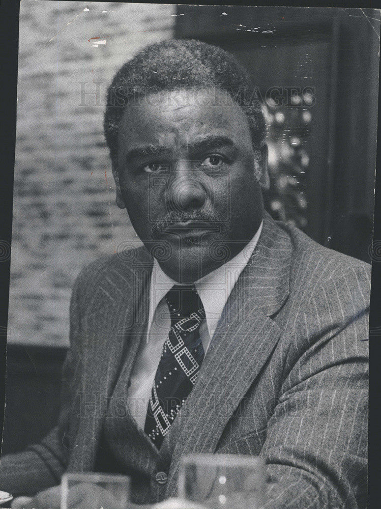 1977 Press Photo Illinois State Representative Harold Washington - Historic Images