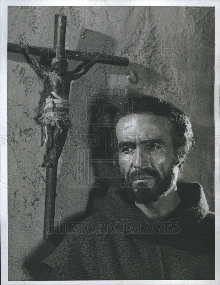 1969 Press Photo Actor Ricardo Montalban Guest Star In NBC TV The High Chaparral - Historic Images