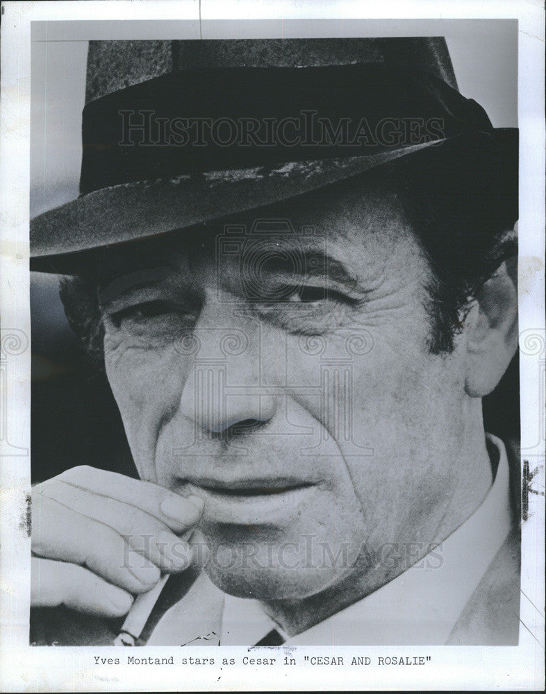 1973 Press Photo Yves Montand, co-star of &quot;Cesar and Rosalie&quot; - Historic Images