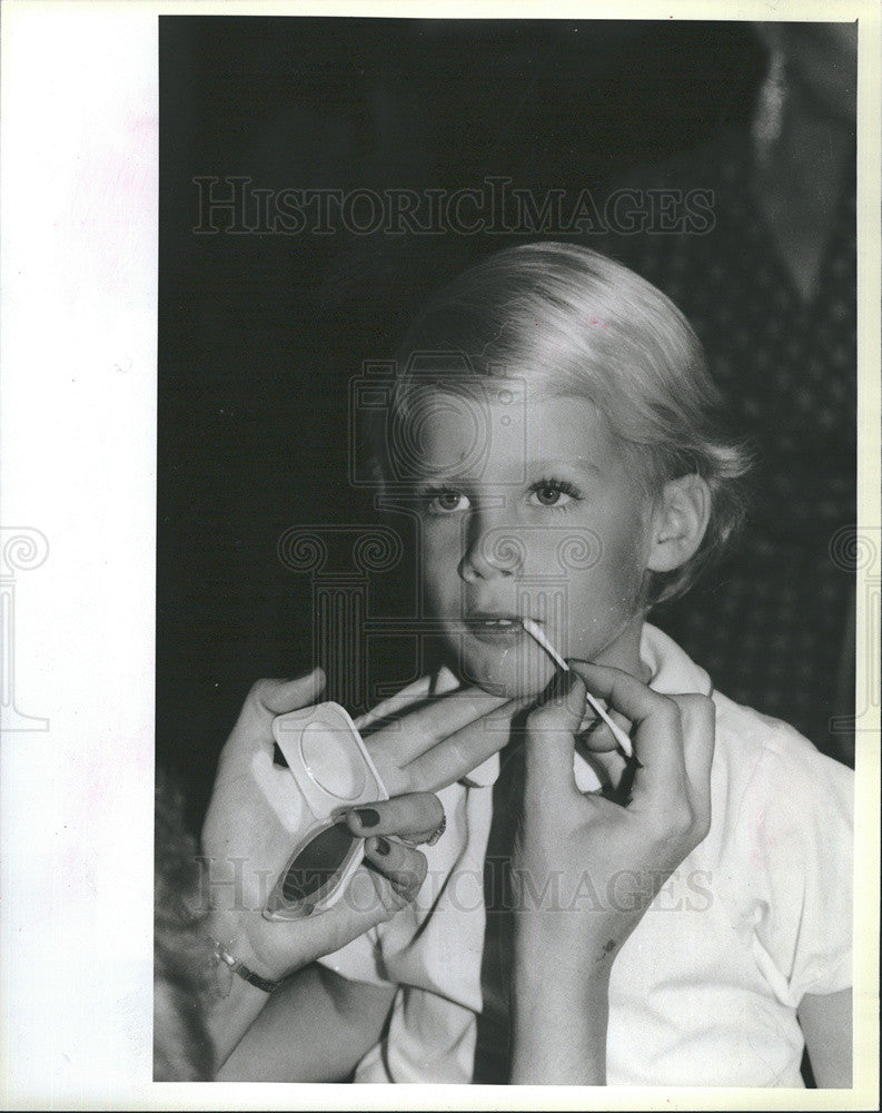 1984 Press Photo Child model Mac Montgomery, Presbyterian St. Lukes Fashion show - Historic Images