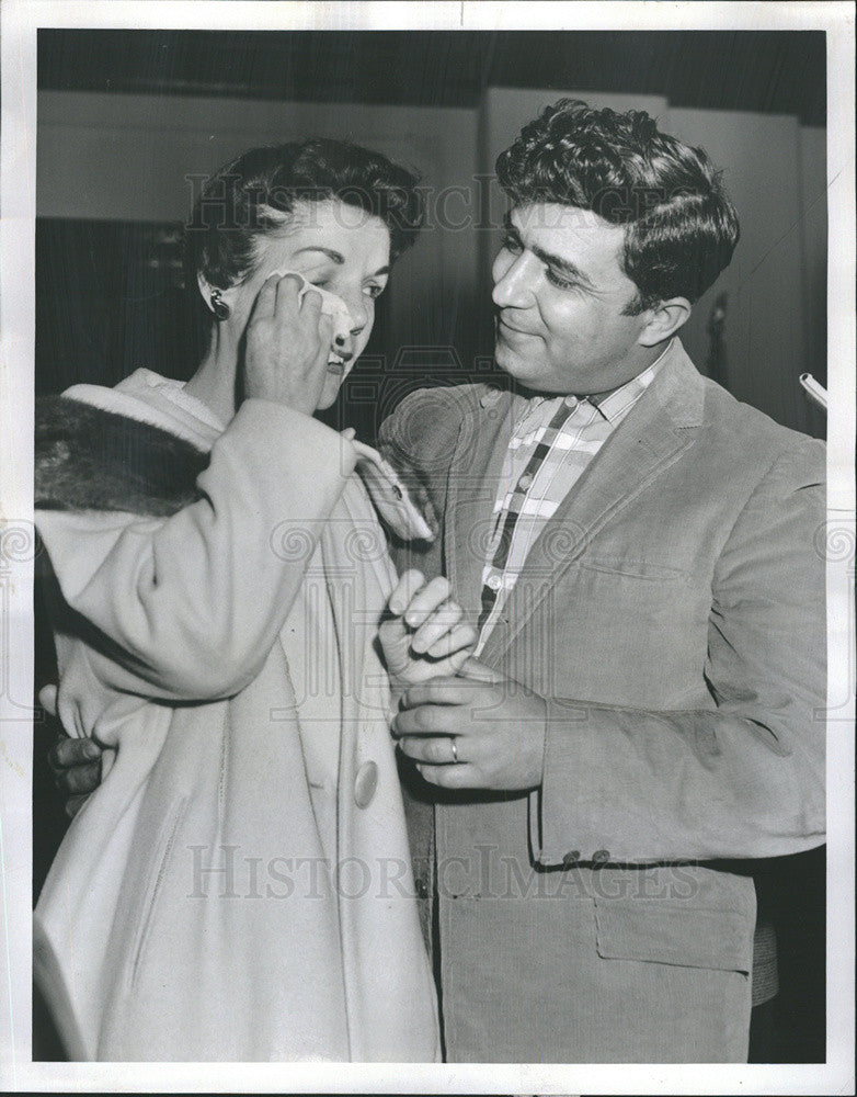 1959 Press Photo Lilliam Moniz at Trial after acquittal - Historic Images