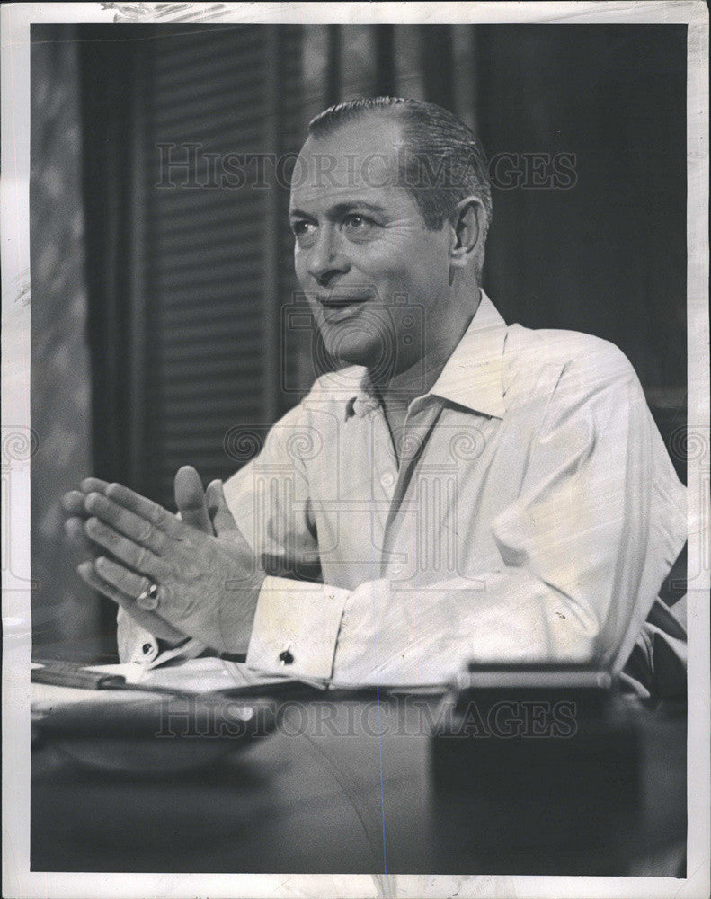 1952 Press Photo Robert Montgomery, Presents Your Lucky Theater - Historic Images