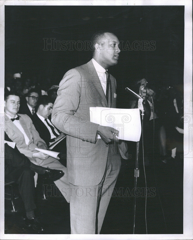 1962 Press Photo Attorney James Montgomery - Historic Images