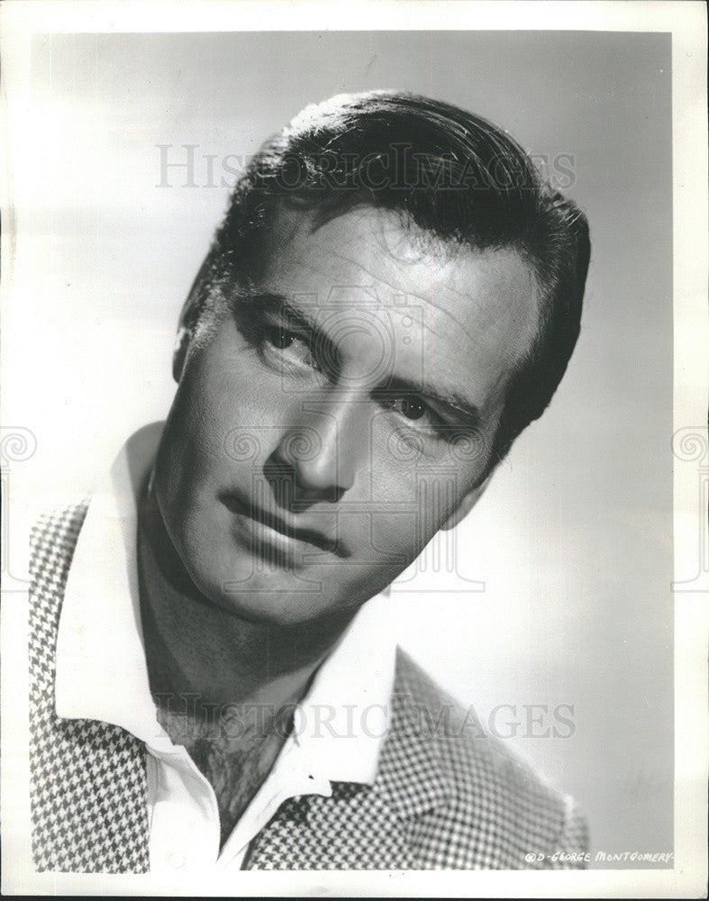 1971 Press Photo Actor George Montgomery Publicity Photograph - Historic Images