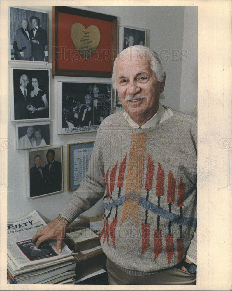 1988 Press Photo Bene Stein, Variety Clubs International - Historic Images