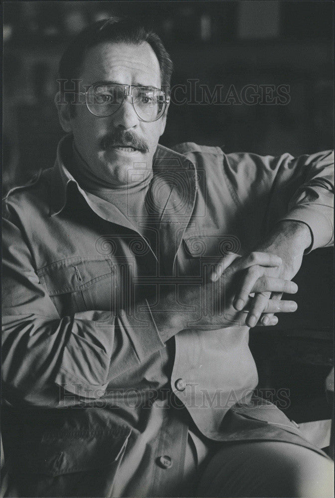 1988 Press Photo Thom Steinbeck Son of Author John Steinbeck of New York - Historic Images