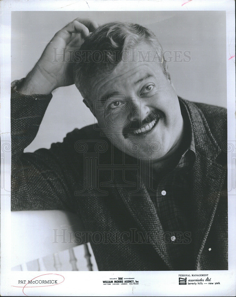 1969 Press Photo Comedian Pat McCormick - Historic Images