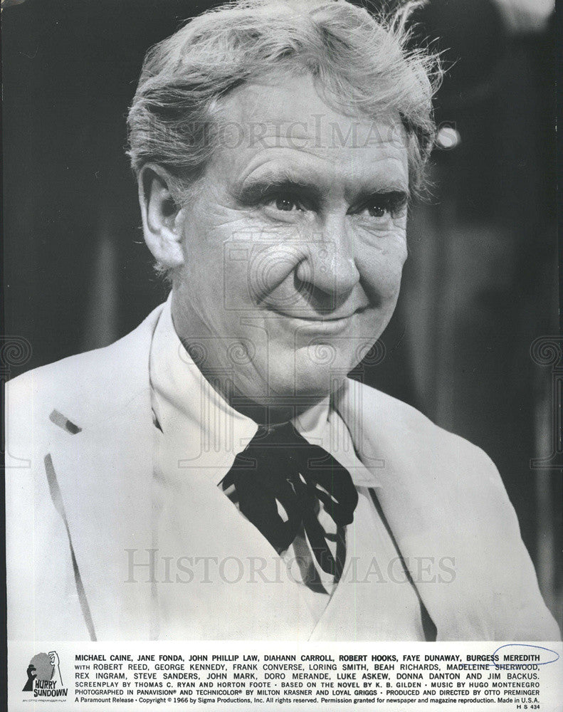 1965 Press Photo Burgess Meredith - Historic Images