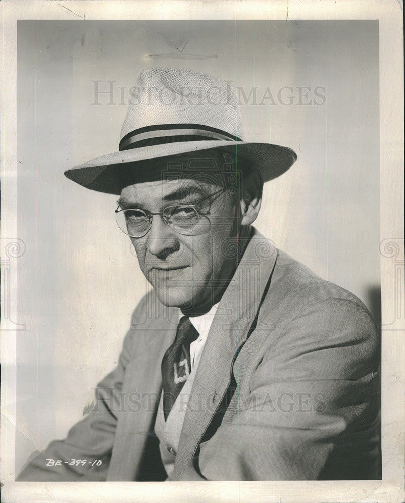 1955 Press Photo Actor John McIntire Film &quot;The Phenix City Story&quot; - Historic Images