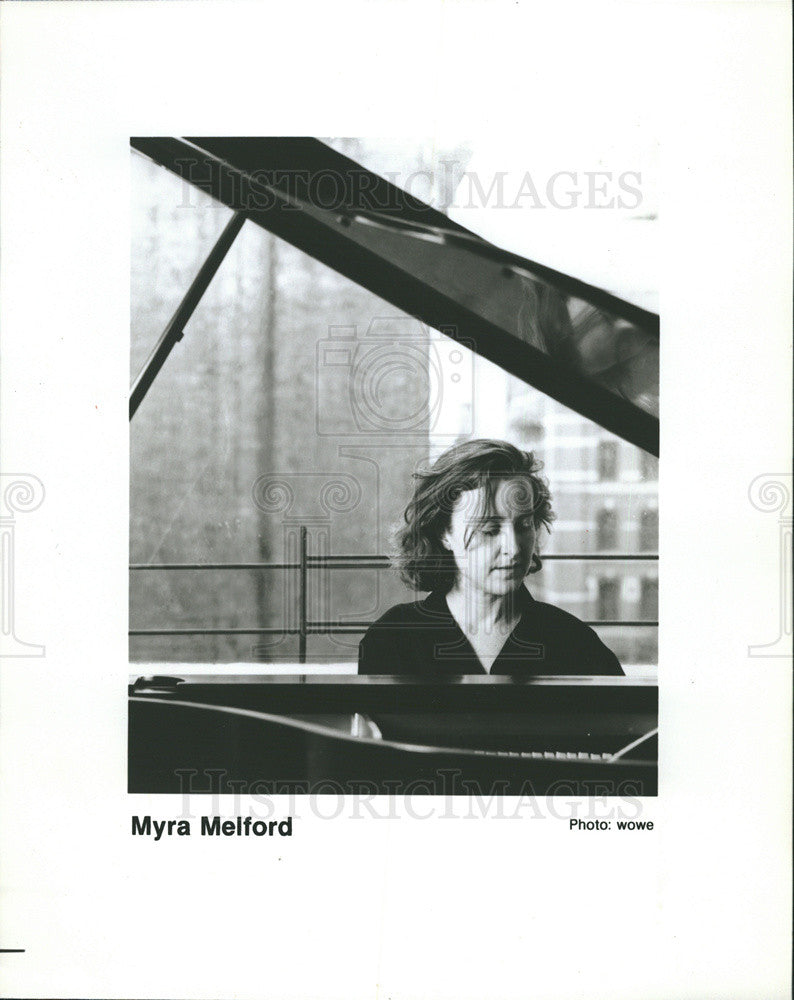 1993 Press Photo Modern Jazz Pianist Myra Melford - Historic Images