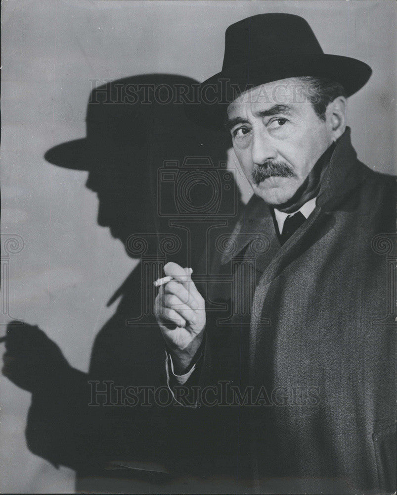 1954 Press Photo Adolph Menjou in &quot;Man on a Tight Rope&quot; - Historic Images