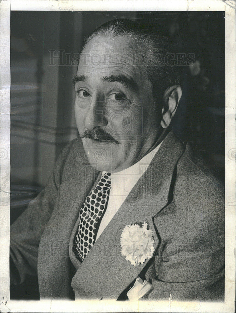 1946 Press Photo Actor Adolphe Menjou - Historic Images