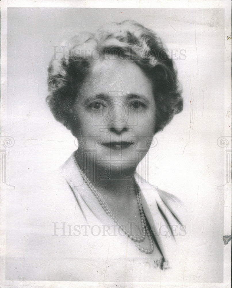 1953 Press Photo Mrs. Merrill C. Meigs Socialite And Wife Of Newspaper Publisher - Historic Images