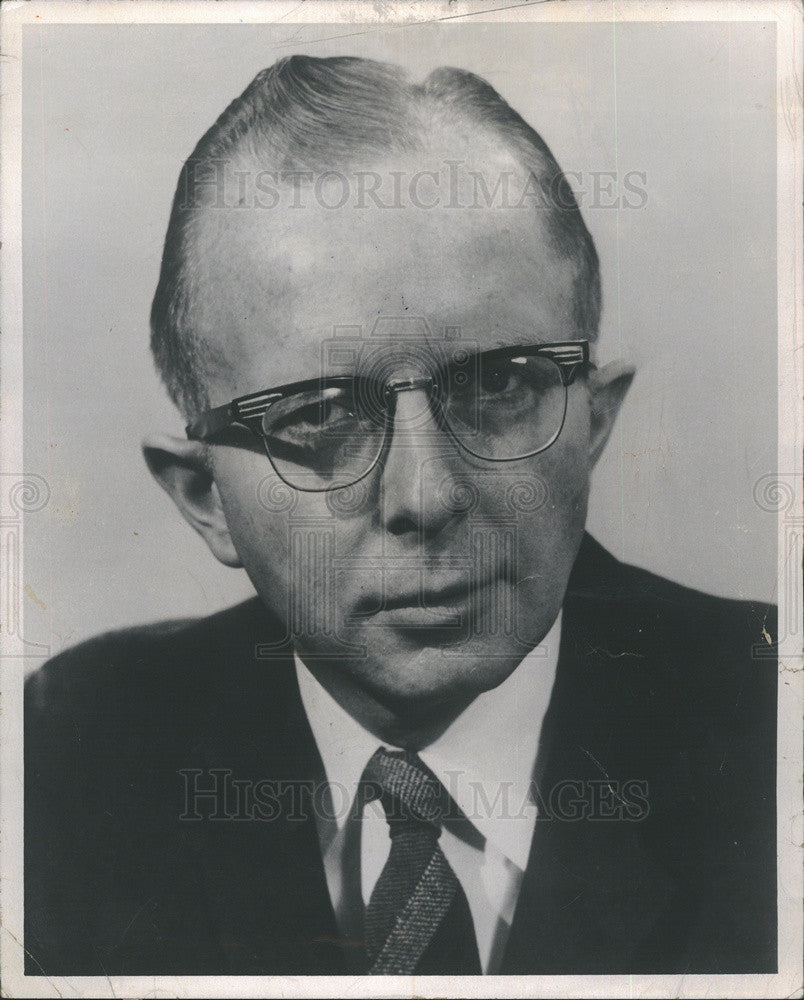 1970 Press Photo Photo Paul W. McCracken president of Nixon&#39;s council - Historic Images