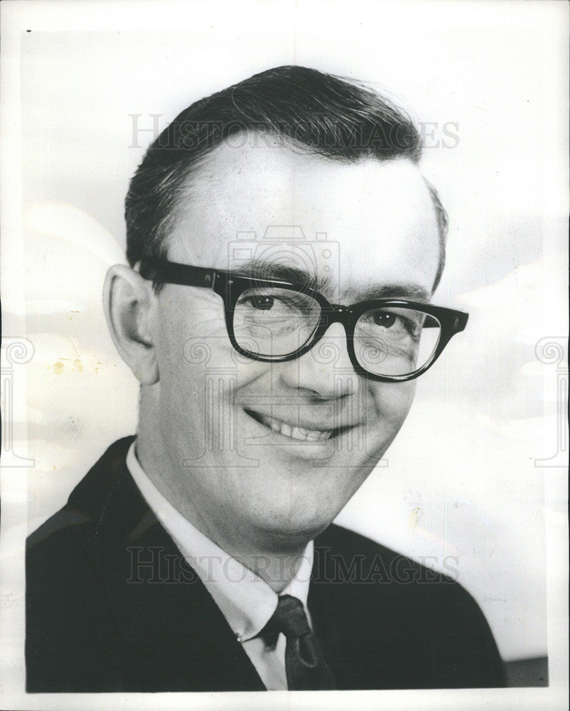 1961 Press Photo Charles McCuen/Reporter/News Director/WNBQ - Historic Images