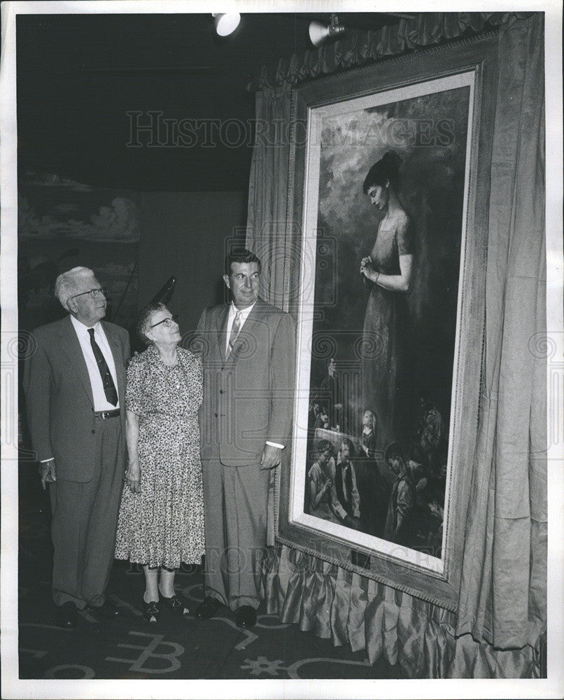 1958 Press Photo of Mr and Mrs.Harry McNeill  Parent&#39;s of Don McNeill. - Historic Images