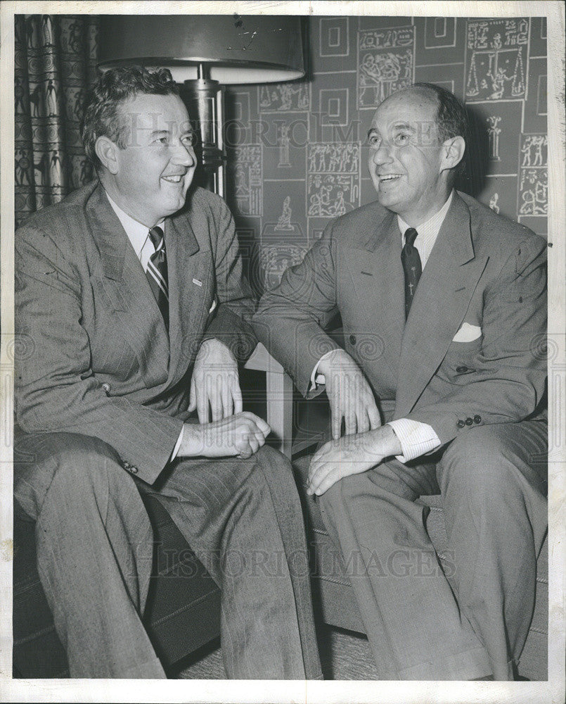 1952 Press Photo Campaign, Dwight Eisenhower and Running Mate Richard Nixon - Historic Images