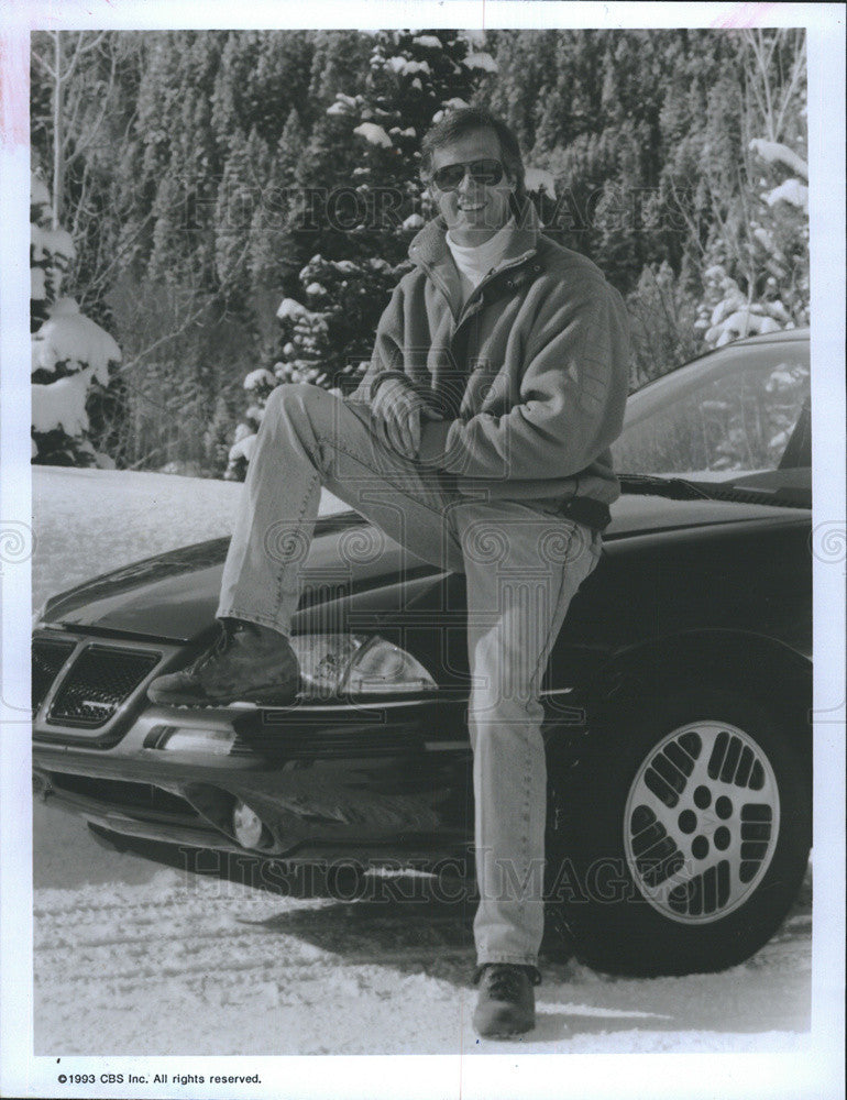 1993 Press Photo Danny Sullivan Participates in &quot;The Ultimate Driving Challenge&quot; - Historic Images