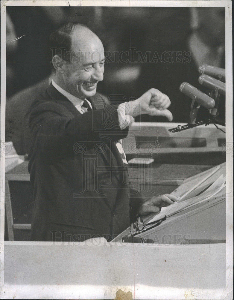 1952 Press Photo Governor Adlai Stevenson - Historic Images