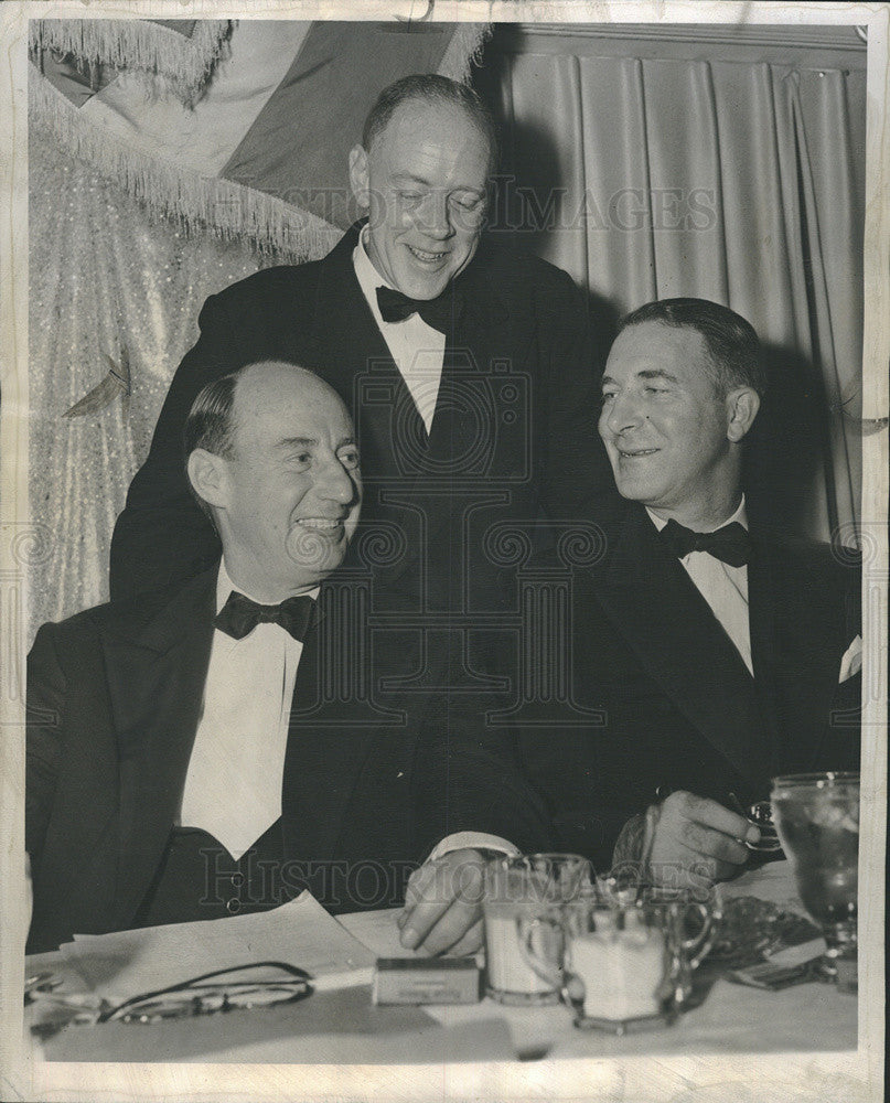 1950 Press Photo Gov. Adlai E. Stevenson, Sen. Estes Kefauver, and Royal A. - Historic Images