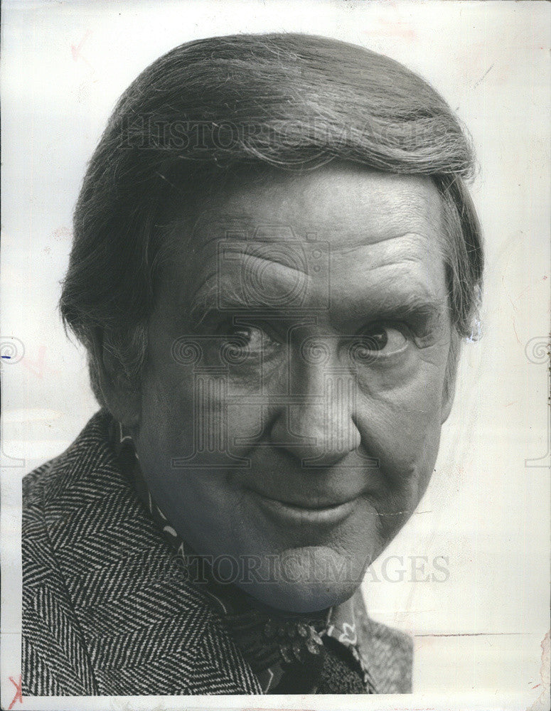 1977 Press Photo Actor Burgess Meredith - Historic Images