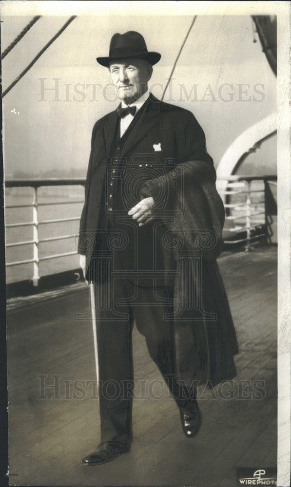 Press Photo of Justice James Clark McReynolds of the United States Supreme court - Historic Images