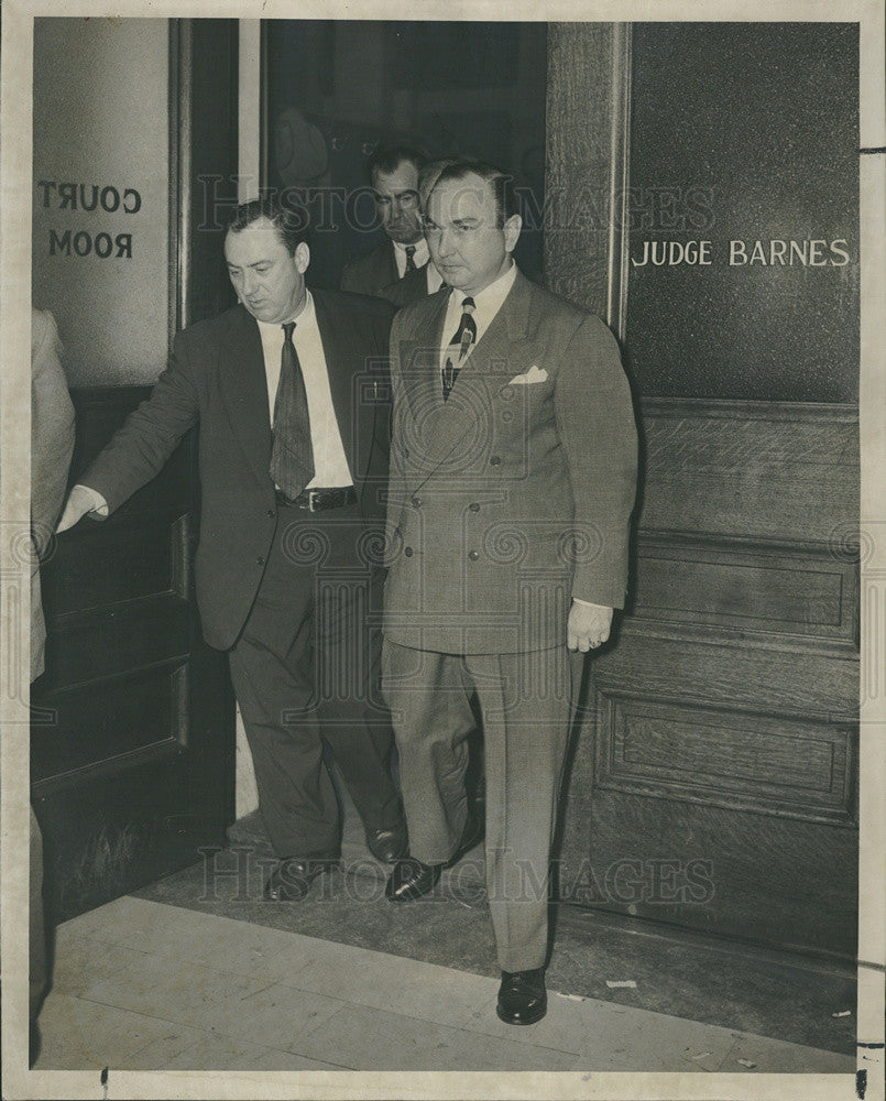 1949 Press Photo George McSwain Chicago Chief of FBI - Historic Images