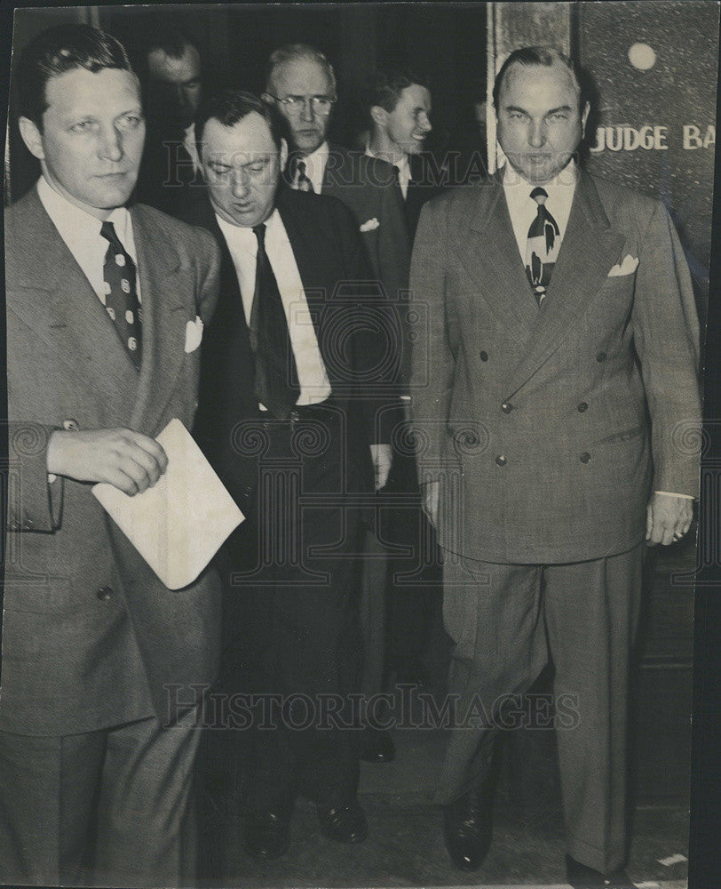 1949 Press Photo George McSwain Head of Chicago FBI Office - Historic Images