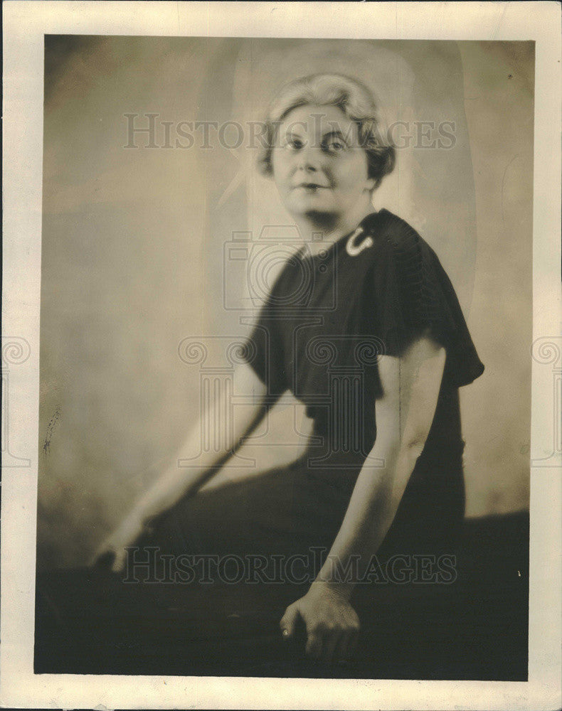 1934 Press Photo Mrs. John R. McSweeney card party benefit Catholic Social - Historic Images