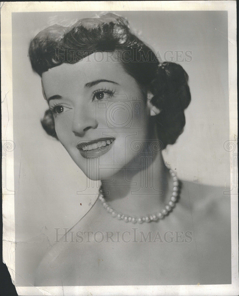 1955 Press Photo Gisel MacKenzie French-Canadian Star - Historic Images
