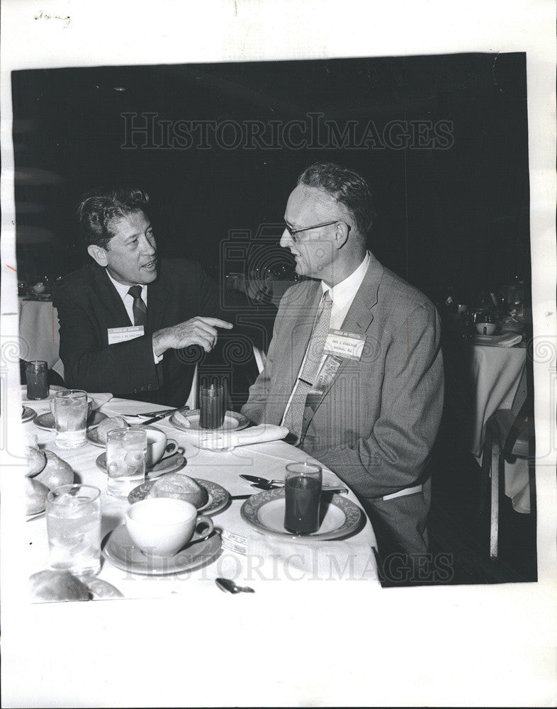 1966 Press Photo Thomas McWilliams and G.G. Stallings - Historic Images