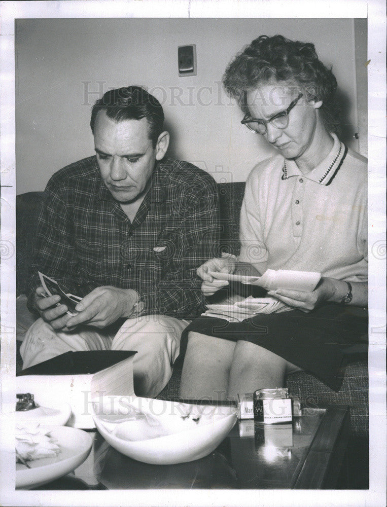 1962 Press Photo Mr Mrs Jackson McVey Radioactivity Exposure - Historic Images