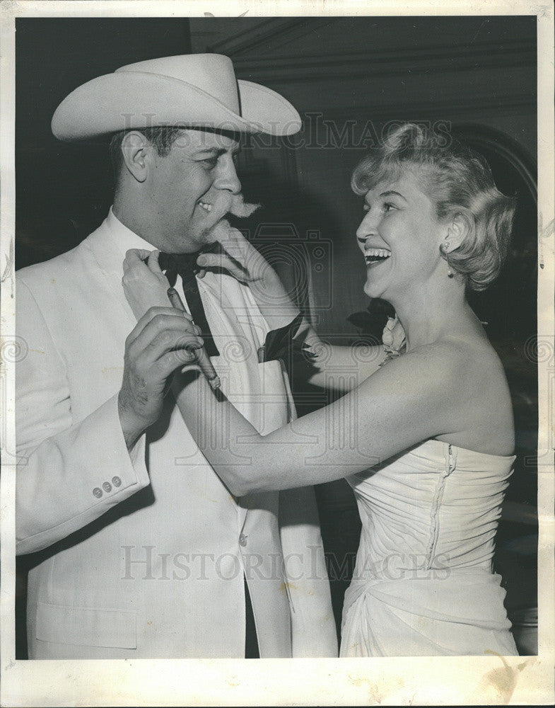 1963 Press Photo Mr. and Mrs. John F. McClure II at Derby Day Dance - Historic Images